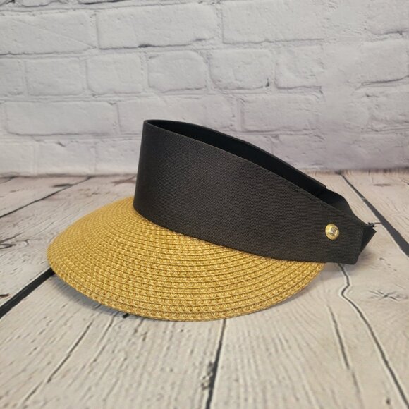 Eric Javits Champ II Visor for Women - Natural/Black